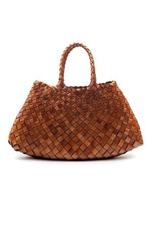 Brown Santa Croce small tote bag DRAGON DIFFUSION | 8893DGS6MATTAN